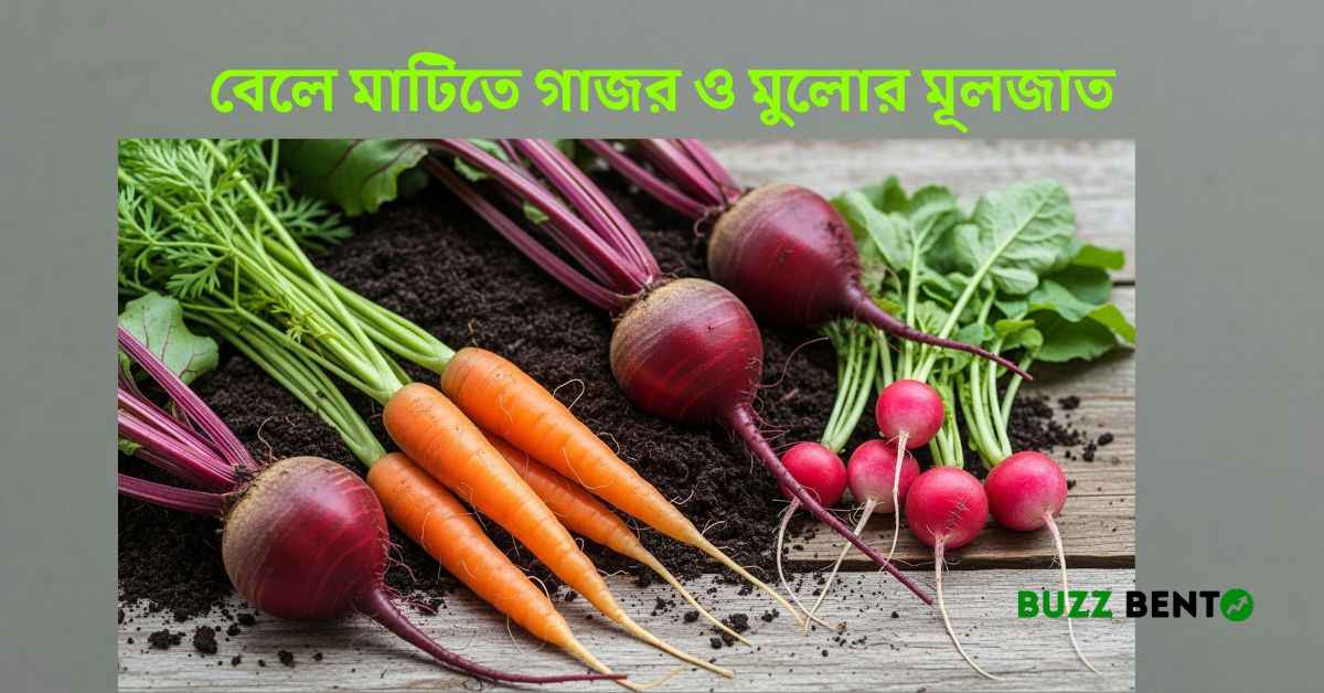বেলে মাটিতে গাজর ও মুলোর মূলজাত