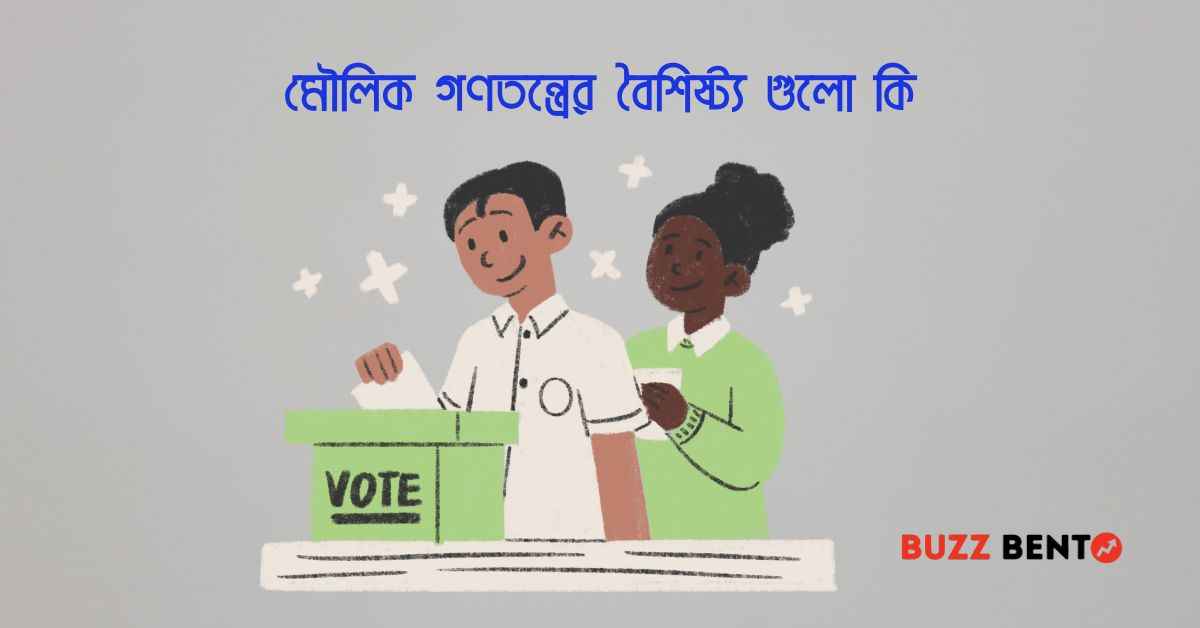 মৌলিক গণতন্ত্রের বৈশিষ্ট্য গুলো কি