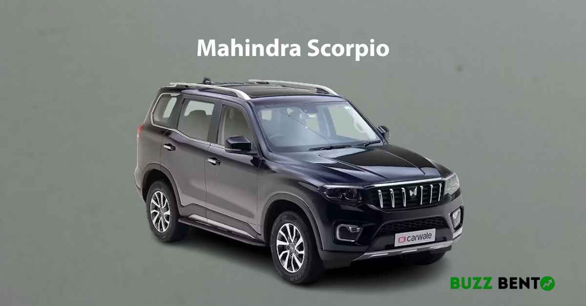 Mahindra Scorpio Black Color Photo