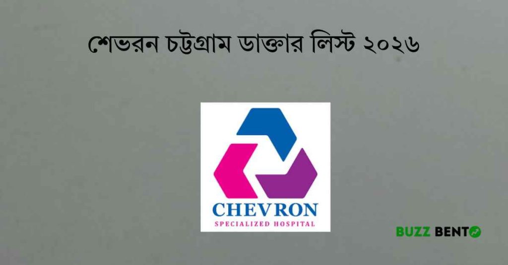 শেভরন চট্টগ্রাম ডাক্তার লিস্ট ২০২৬: বিশেষজ্ঞ ডাক্তারদের চেম্বার ও যোগাযোগ নম্বর