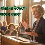 বিদায়ী ছাত্রদের উদ্দেশ্যে শিক্ষকের বক্তব্য নিয়ে বিস্তারিত ২০২৬